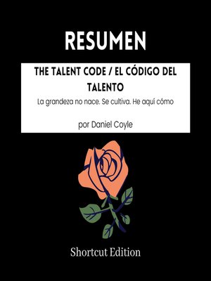 cover image of RESUMEN--The Talent Code / El código del talento